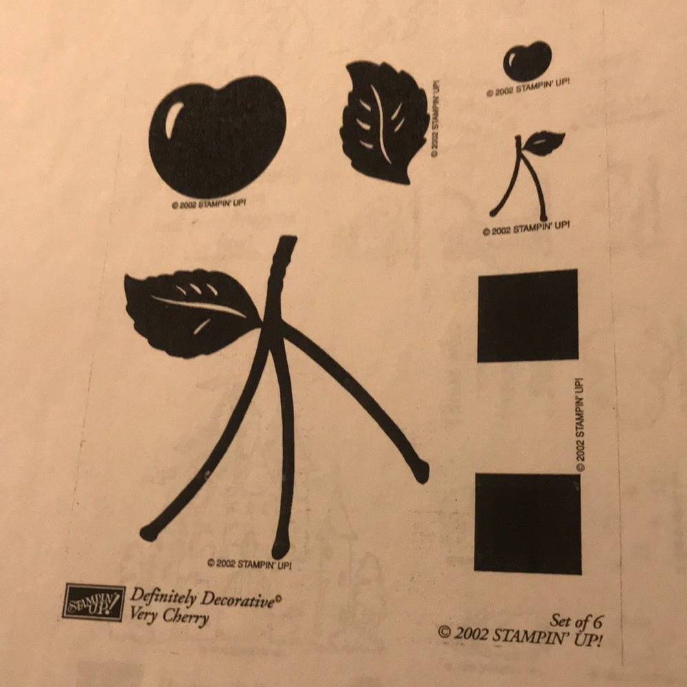 Stampin Up. Very Cherry 2002